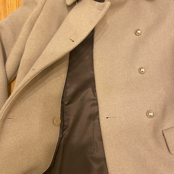 🌹SOLD🌹 MANGO Wool Tan Beige Coat NWOT - Picture 9 of 13